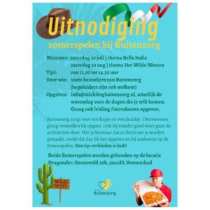 Zin in een zomers feestje vol gezelligheid, spel en lekkers?